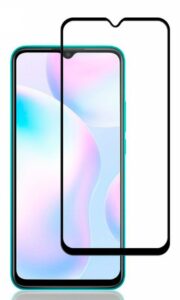 Apsauginiai stiklai iLike Xiaomi Xiaomi Redmi 9a 2.5D Black Frame Full Glue