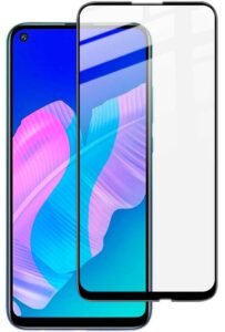 Aizsargstikls iLike Huawei Huawei P40 Lite E 2.5D Black Frame Full Glue