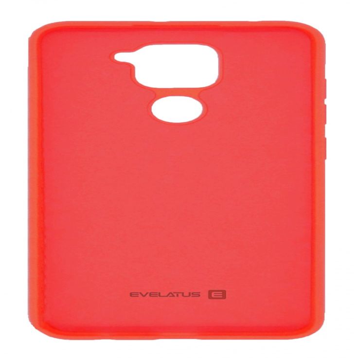 Back panel cover Evelatus Xiaomi Redmi Note 9 Nano Silicone Case Soft Touch TPU Red
