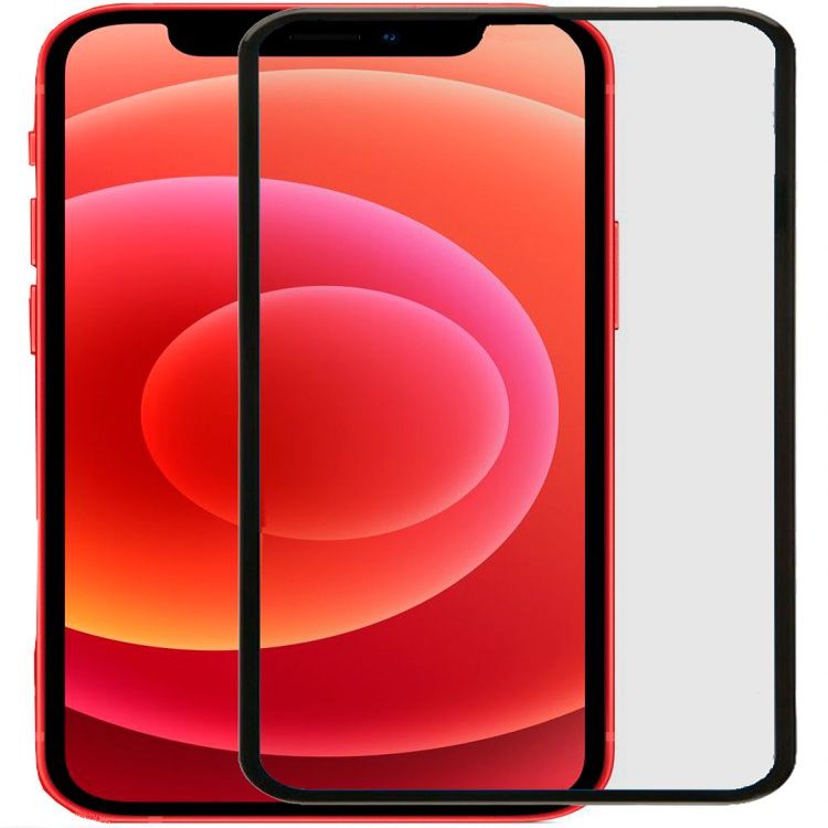 Aizsargstikls Evelatus Apple iPhone 12 Mini 5.4 2.5D Full Cover Japan Glue Glass Anti-Static