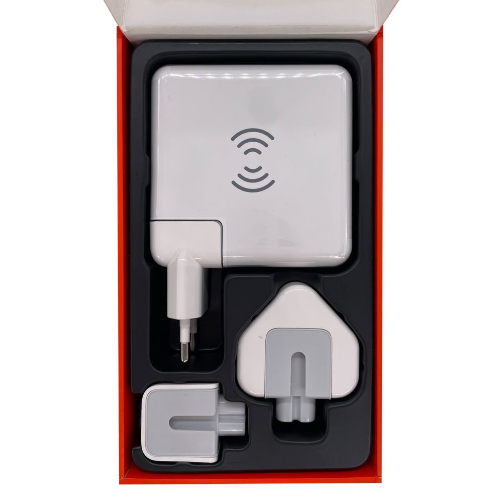 Wireless charger Evelatus Travel adapter Wireless Charger EWC06 White