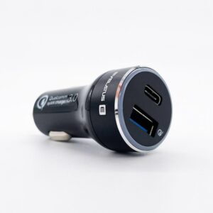 Autolaadijad Evelatus - Evelatus Quick Car Charger QCC03 Black