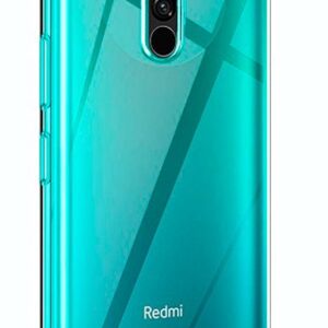 Back panel cover Evelatus Xiaomi Redmi 9 Clear Silicone Case 1.5mm TPU Transparent