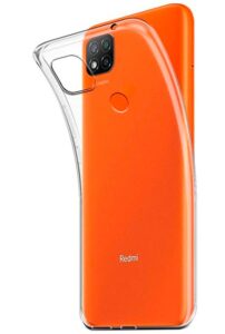 Nugarėlės dėklai Evelatus Xiaomi Redmi 9C / 10A Clear Silicone Case 1.5mm TPU Transparent