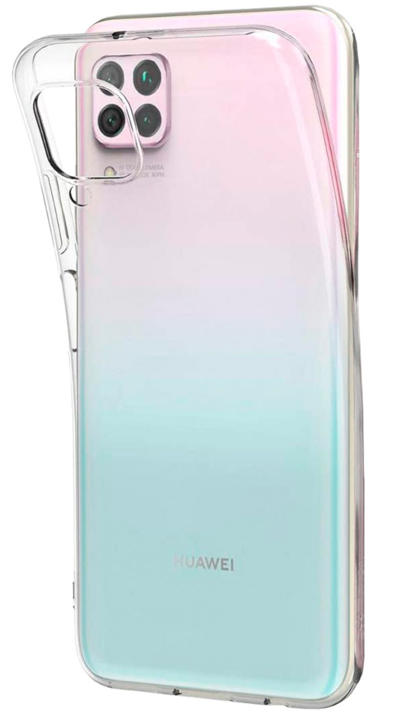 Back panel cover Evelatus Huawei P40 Lite Clear Silicone Case 1.5mm TPU