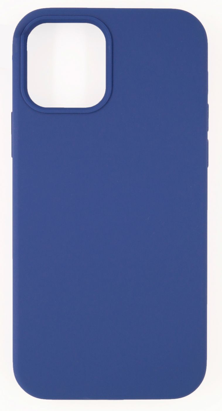 Back panel cover Evelatus Apple iPhone 12/12 Pro Premium Soft Touch Silicone Case Blue