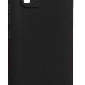 Back panel cover Evelatus Xiaomi Xiaomi Mi 10 Lite Soft Touch Silicone Black