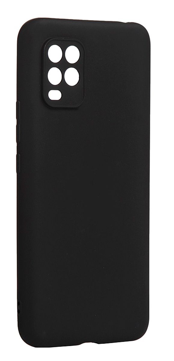Back panel cover Evelatus Xiaomi Xiaomi Mi 10 Lite Soft Touch Silicone Black