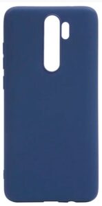 Back panel cover Evelatus Xiaomi Redmi 9 Soft Touch Silicone Blue