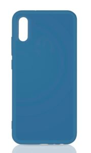 Back panel cover Evelatus Xiaomi Redmi 9A / 9AT / 9i Nano Silicone Case Soft Touch TPU Blue