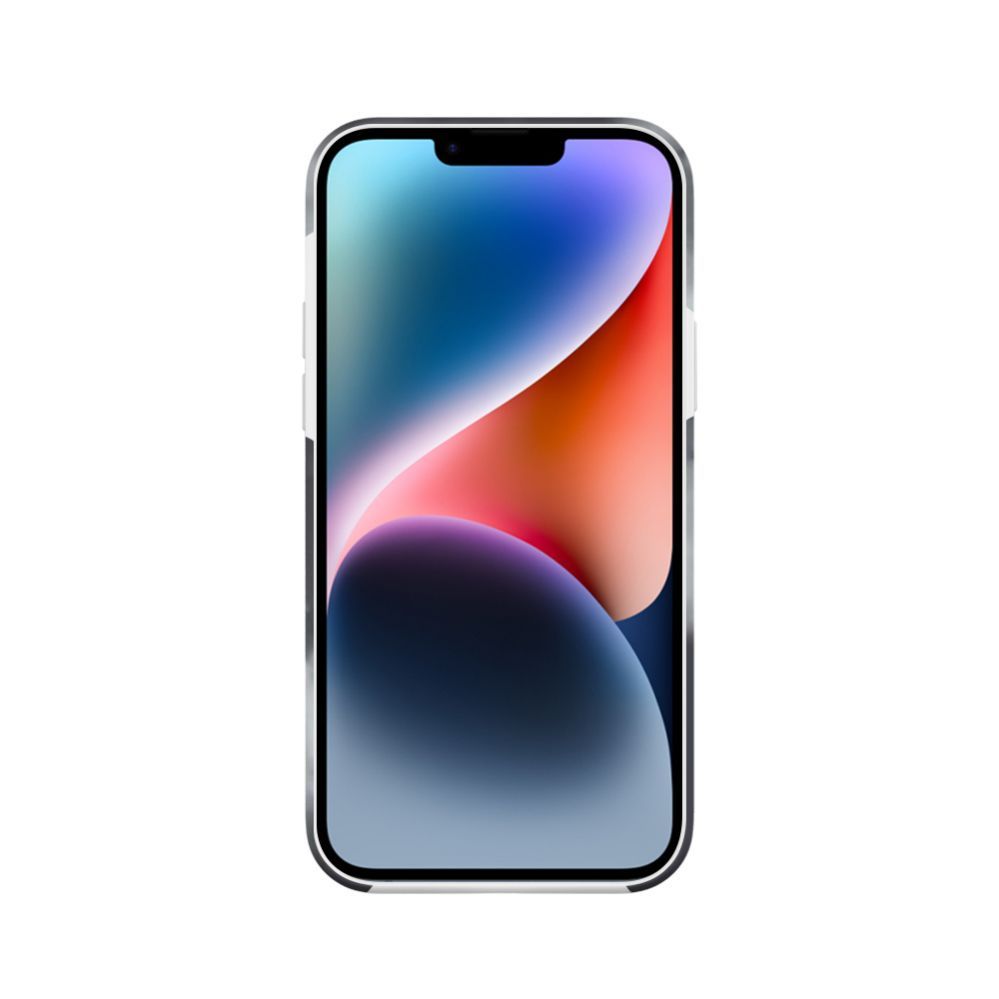 Back panel cover Evelatus Apple iPhone 14 Premium Silicone case Customized Print Gray