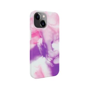 Nugarėlės dėklai Evelatus Apple iPhone 14 Premium Silicone case Customized Print Purple