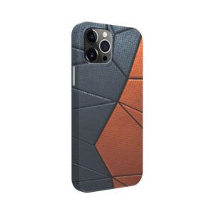 Back panel cover iLike Apple iPhone 12 Pro Max Cover Prowhite Customized Print Design Blue Red