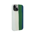 Aizmugurējais vāciņš Evelatus Apple iPhone 14 Silicone case Multi-Colored Green