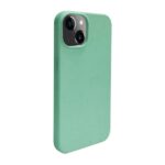 Чехол на заднюю панель iLike Apple iPhone 14 Silicone plastic case Eco Print Design Flower Green