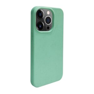 Aizmugurējais vāciņš iLike Apple iPhone 14 Pro Max Silicone plastic case Eco Print Design Flower Green