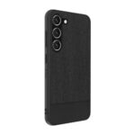 Nugarėlės dėklai iLike Samsung Galaxy S23 Plastic Leather Back Cover Black