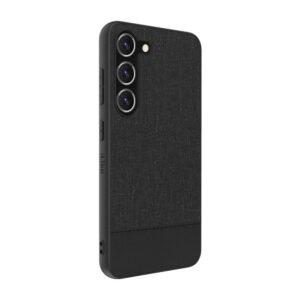 Nugarėlės dėklai iLike Samsung Galaxy S23 Plastic Leather Back Cover Black