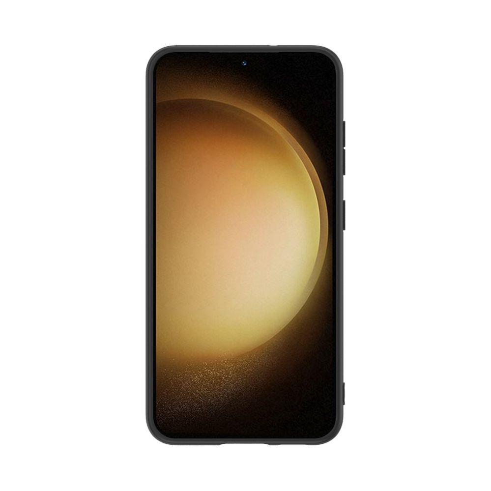 Back panel cover iLike Samsung Galaxy S23 Plus Plastic Leather Back Cover Black