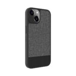 Back panel cover iLike Apple iPhone 14 Plastic Leather Back Cover Gray