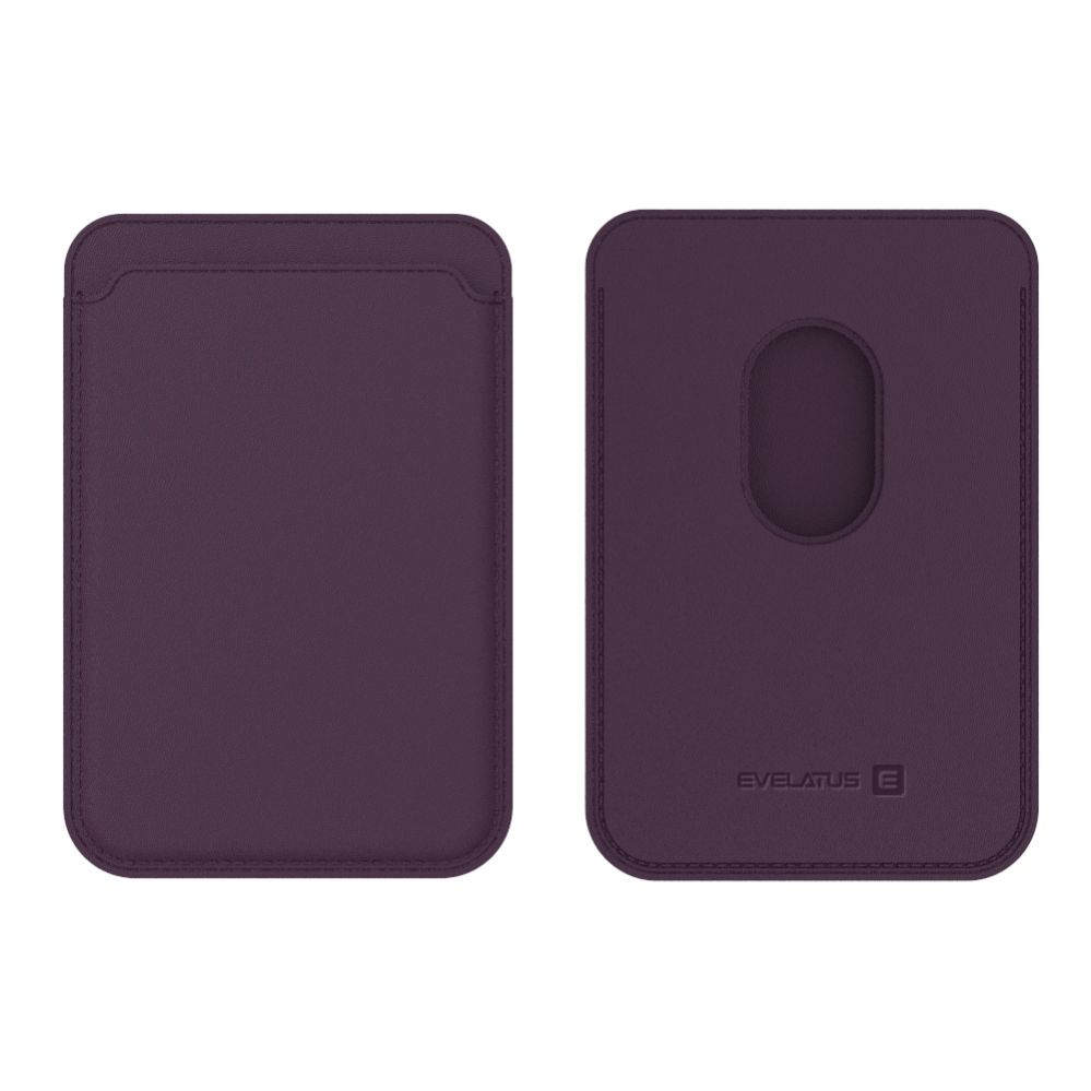 Case universal pocket Evelatus Universal iPhone Genuine leather wallet with MagSafe Deep Purple