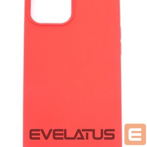 Back panel cover Evelatus Apple iPhone 12 mini Premium Soft Touch Silicone Case Bright Red