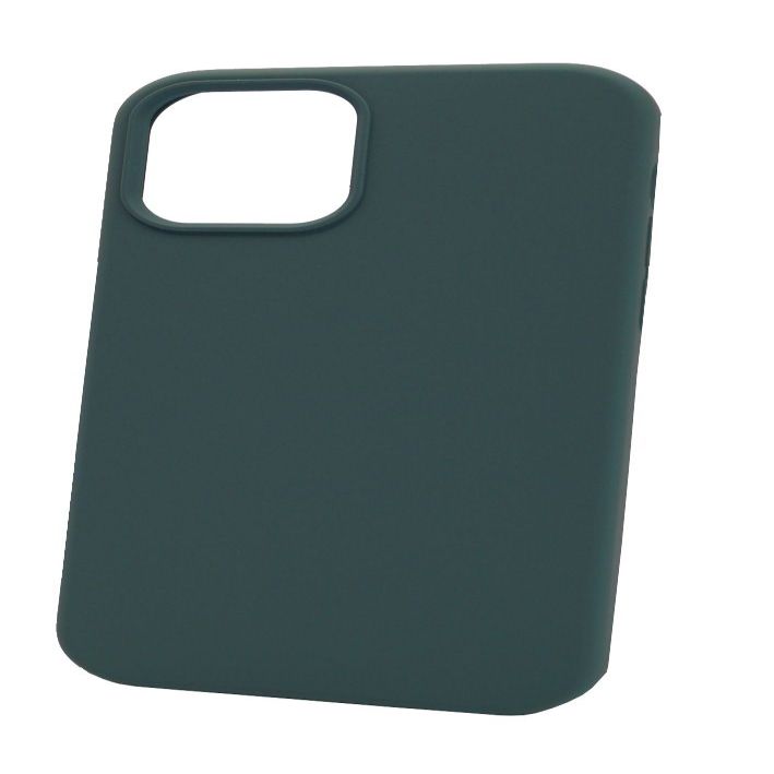 Back panel cover Evelatus Apple iPhone 12/12 Pro Premium Soft Touch Silicone Case Pine Green