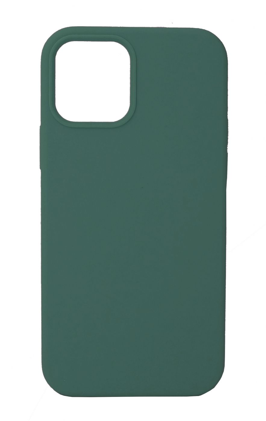 Back panel cover Evelatus Apple iPhone 12/12 Pro Premium Soft Touch Silicone Case Pine Green