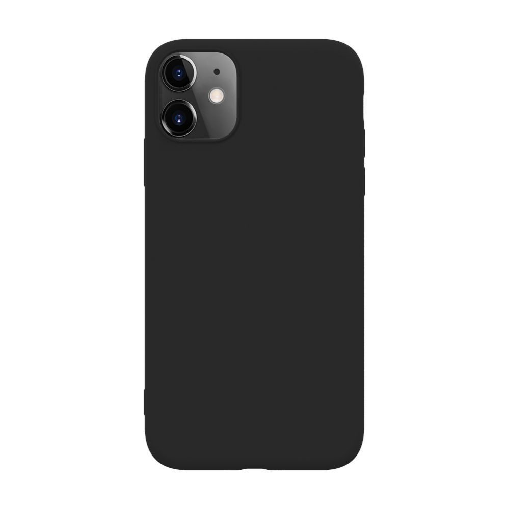 Back panel cover iLike Apple iPhone 11 Nano Silicone case Black