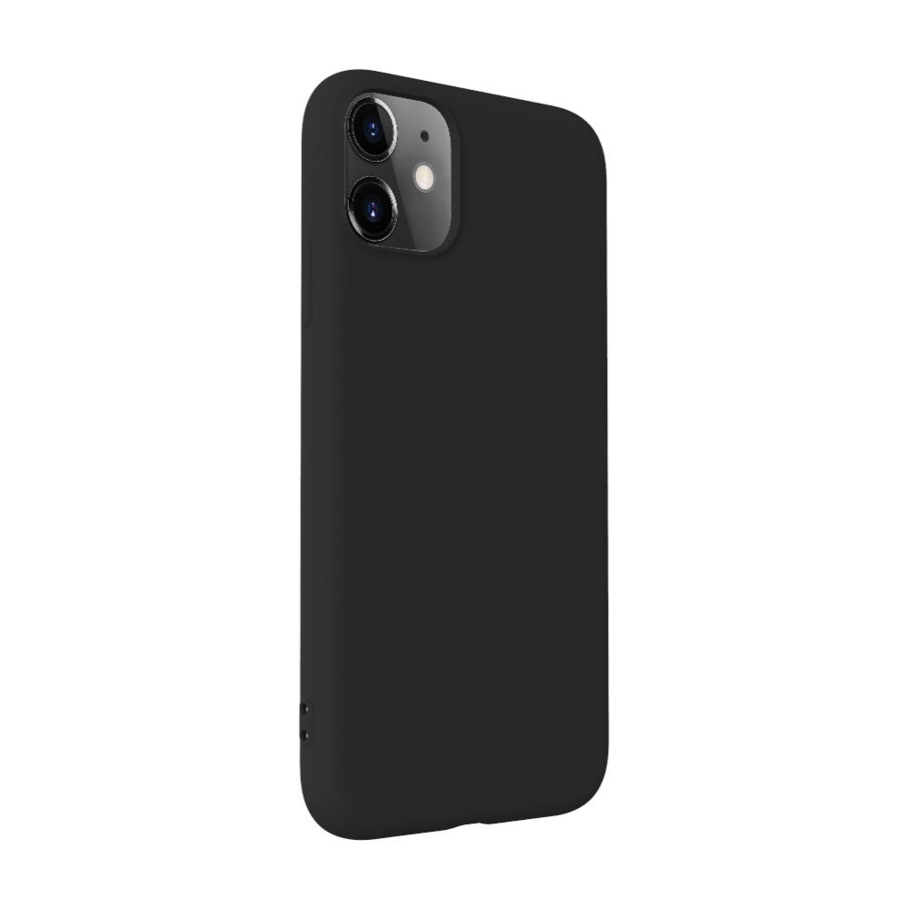 Back panel cover iLike Apple iPhone 11 Nano Silicone case Black