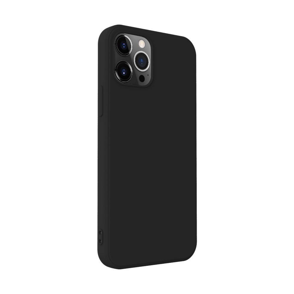 Back panel cover iLike Apple iPhone 12/12 Pro Nano Silicone case Black
