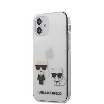 Tagakaaned Karl Lagerfeld Apple iPhone 12 mini 5.4'' PC/TPU Karl &Choupette Cover Transparent