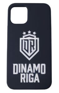 Aizmugurējais vāciņš Evelatus  iPhone 12 Pro Soft Touch Silicone Case DR Logo N4 White Black