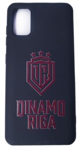 Aizmugurējais vāciņš Evelatus  Samsung A41 Soft Touch Silicone Case DR Logo N4 Red Black