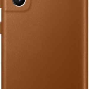 Back panel cover Samsung - Galaxy S21 Plus Leather Cover Brown