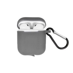 Maciņš austiņām GreenGo Apple AirPods Silicone Case With Hook Gray