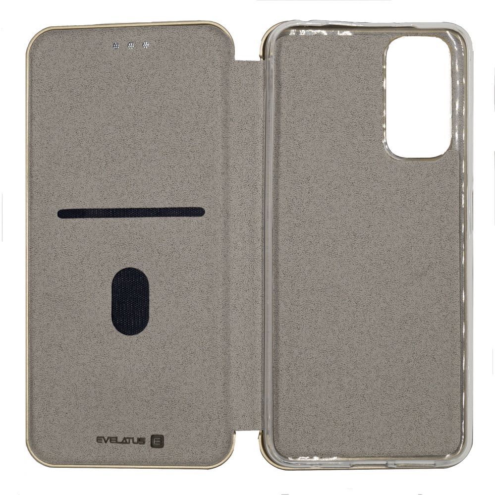 Kaaned - kaaned Evelatus Samsung Galaxy A02s Book Case Gold