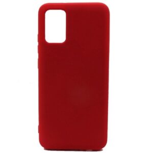 Back panel cover Evelatus Samsung Galaxy A02s Nano Silicone Case Soft Touch TPU Red