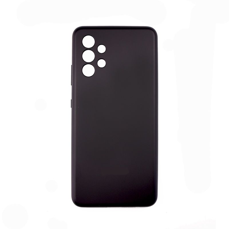 Back panel cover Evelatus Samsung Galaxy A32 Nano Silicone Case Soft Touch TPU Black