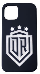 Aizmugurējais vāciņš Evelatus Apple iPhone 12 Mini Soft Touch Silicone Case DR LOGO N1 White