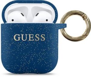 Maciņš austiņām Guess - AirPods Silicone Case Blue