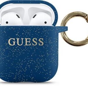 Headphone case Guess - AirPods Silicone Case Blue