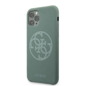 Nugarėlės dėklai Guess Apple iPhone 11 Pro 4G Silicone Tone Cover Green