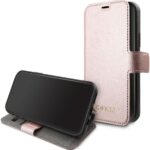 Book case Guess Apple iPhone 12/12 Pro 6.1 Iridescent Book Case Pink