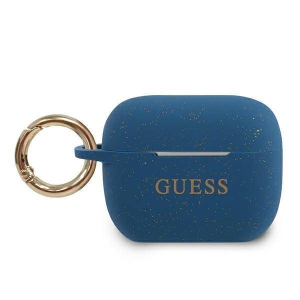 Headphone case Guess - Airpods Pro Silicone Case Blue