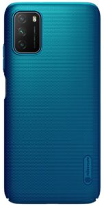 Back panel cover Nillkin Xiaomi Poco M3 Super Frosted Cover Peacock Blue