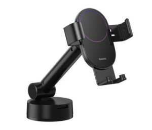 Auto turētājs Baseus  Gravity Car Mount Dashboard Windshield Phone Bracket Holder Black