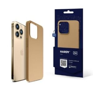 Aizmugurējais vāciņš 3MK - iPhone 14 Pro Hardy Silicone MagCase Gold