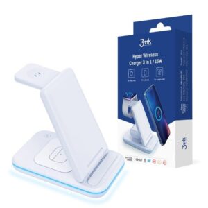 Dokkimisjaamad 3MK  Accessories Hyper Wireless Charger 3w1 15W White