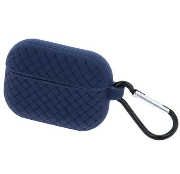 Headphone case iLike Apple Airpods 3 with hook Cas Navy Blue